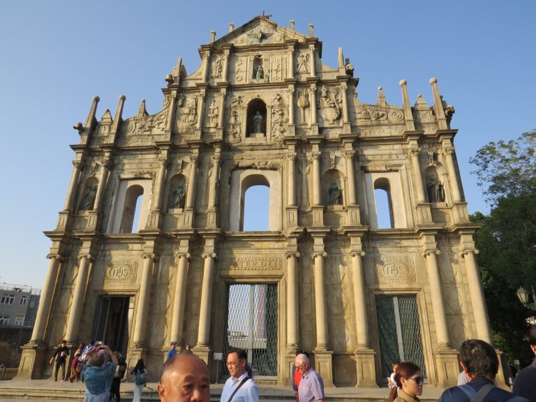 Façade des ruines de Saint-Paul à Macao