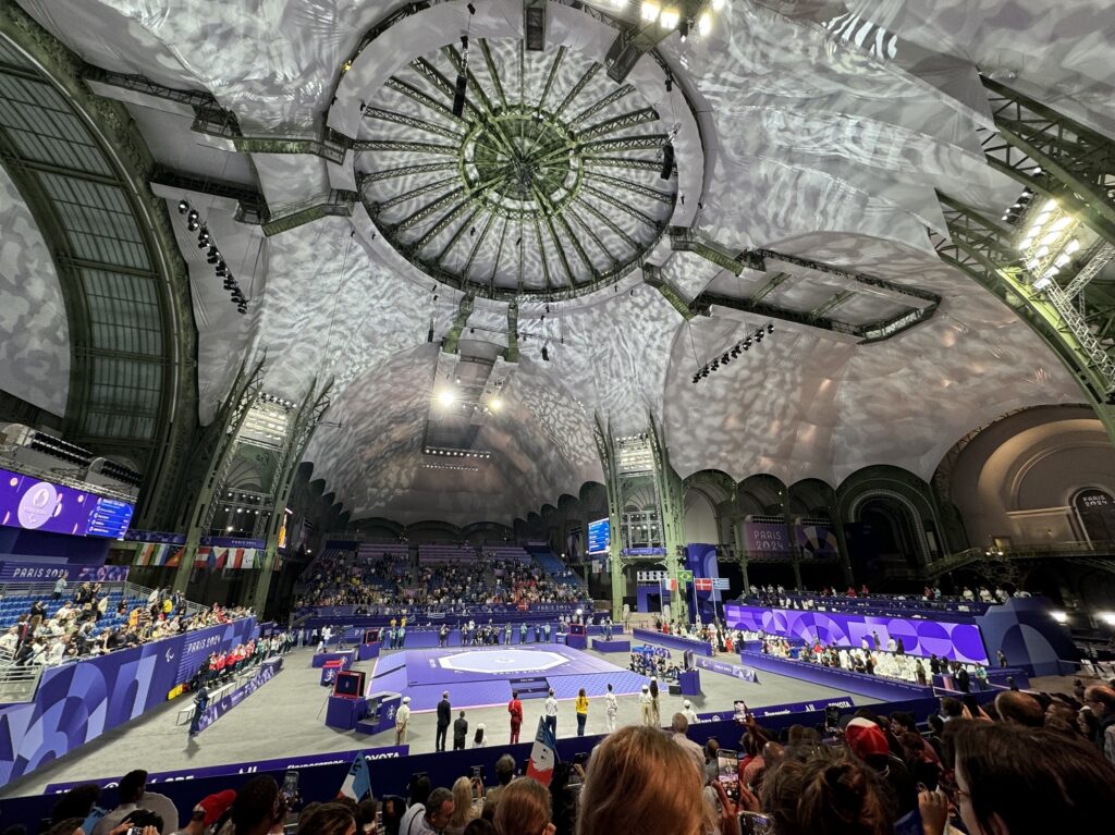 La nef du Grand Palais durant les Jeux paralympiques