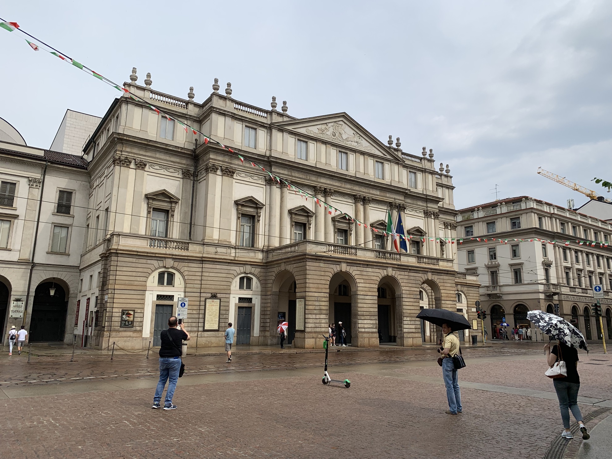 La façade de la Scala de Milan