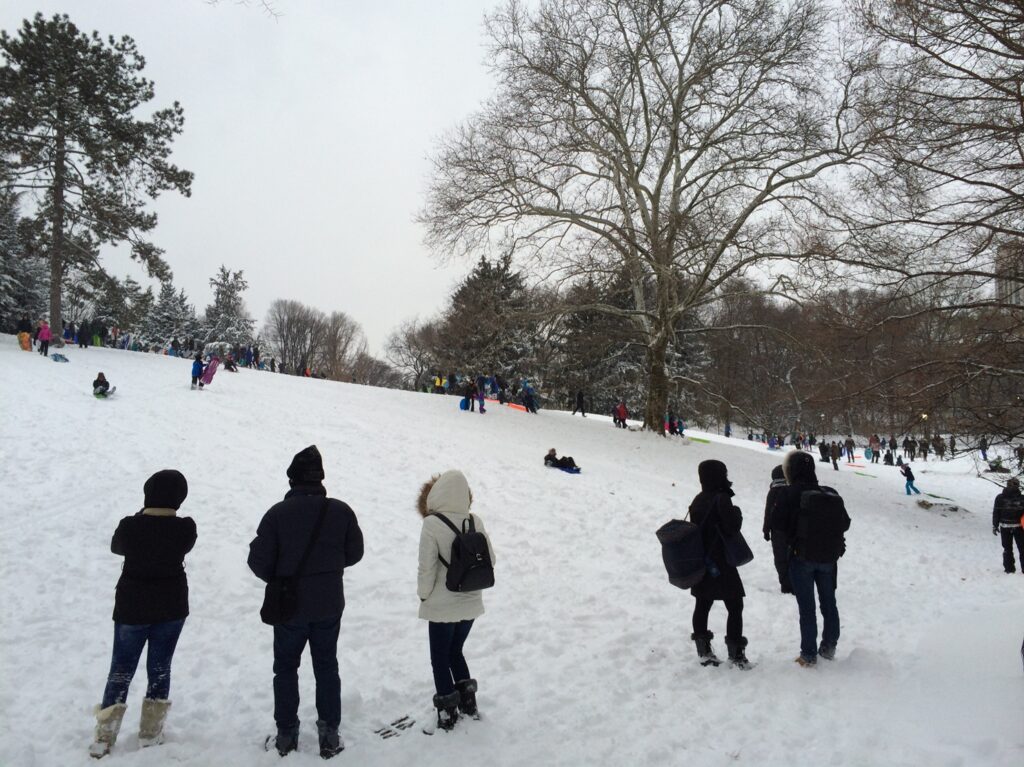 La neige à Central Park