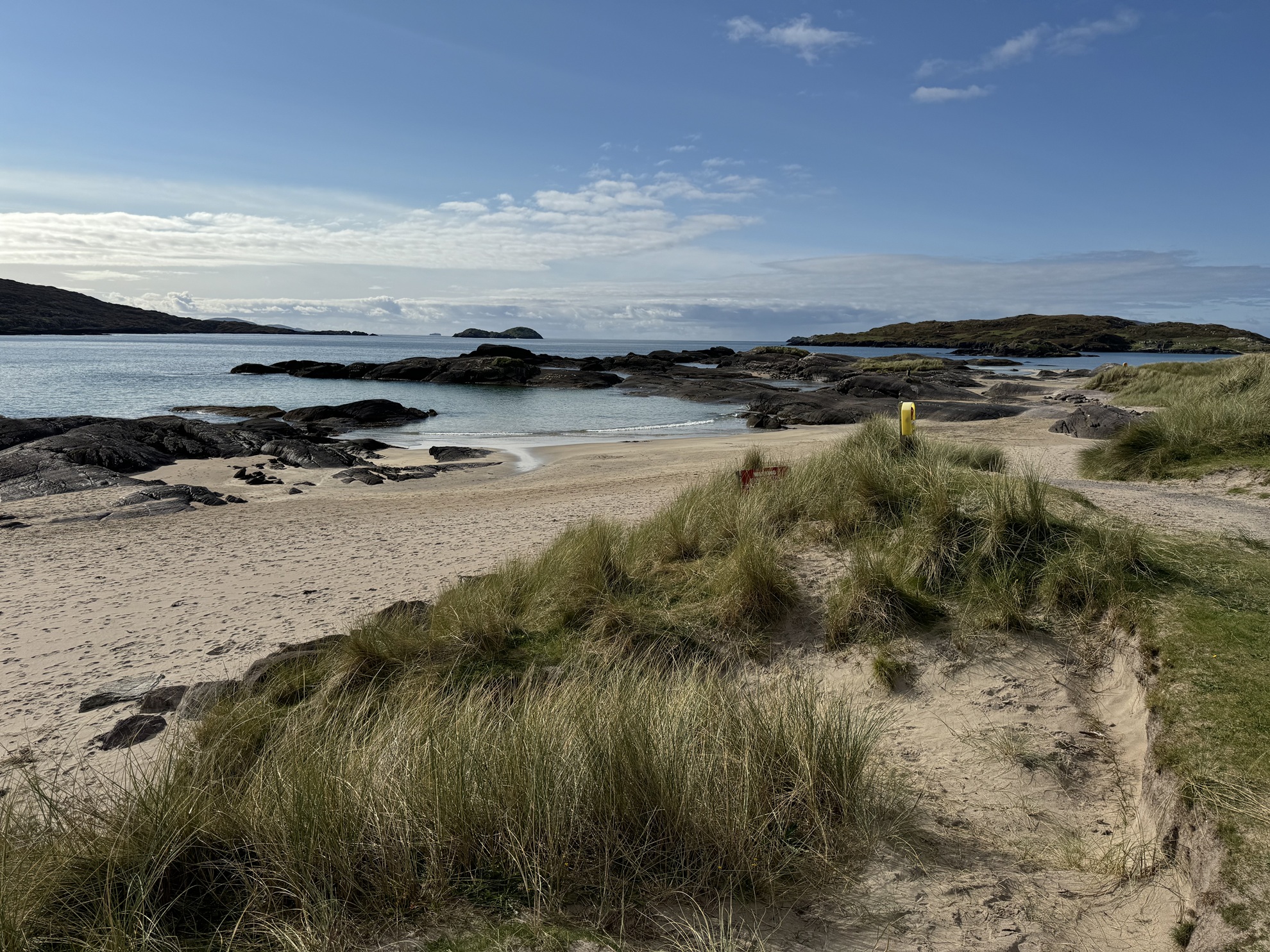 Vue sur la plage de Derrynane